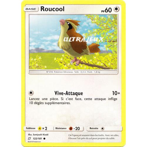 Pokémon - 122/181 - Roucool - Sl9 - Soleil Et Lune - Duo De Choc - Commune