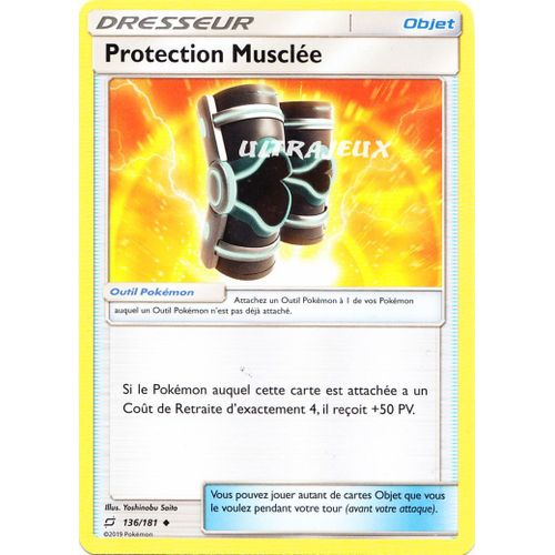 Pokémon - 136/181 - Protection Musclée - Sl9 - Soleil Et Lune - Duo De Choc - Peu Commune