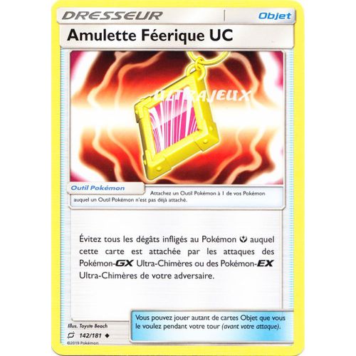 Pokémon - 142/181 - Sl9 - Soleil Et Lune - Duo De Choc - Amulette Féerique Uc - Peu Commune