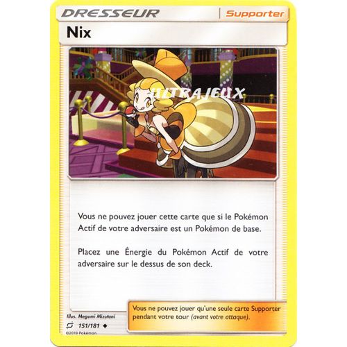 Pokémon - 151/181 - Nix - Sl9 - Soleil Et Lune - Duo De Choc - Peu Commune