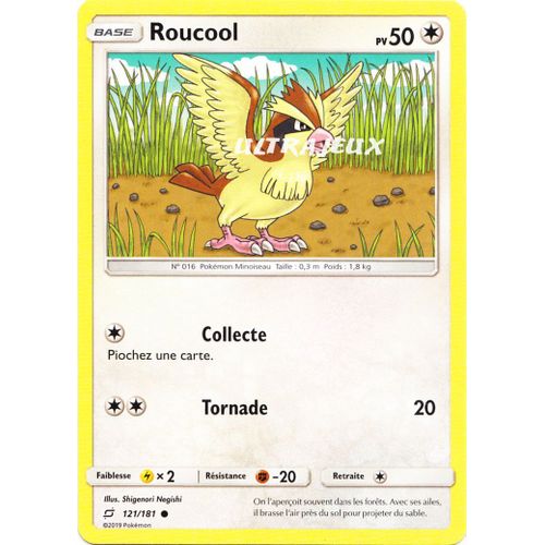 Pokémon - 121-R/181 - Roucool - Reverse