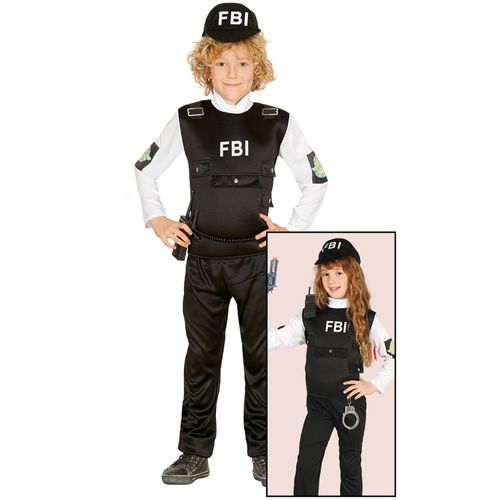 Déguisement Fbi Enfant 7 À 9 Ans (125-135 Cm)