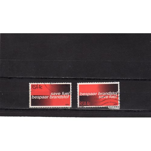 Timbres-Poste DAfrique Du Sud (Economie DÉnergie)