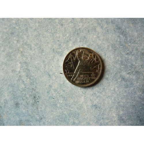Pièce 25 Cents Canada 2009 Hockey Masculin 2002