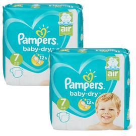 115 Couches Pampers Baby Dry taille 7 - toilette-soins