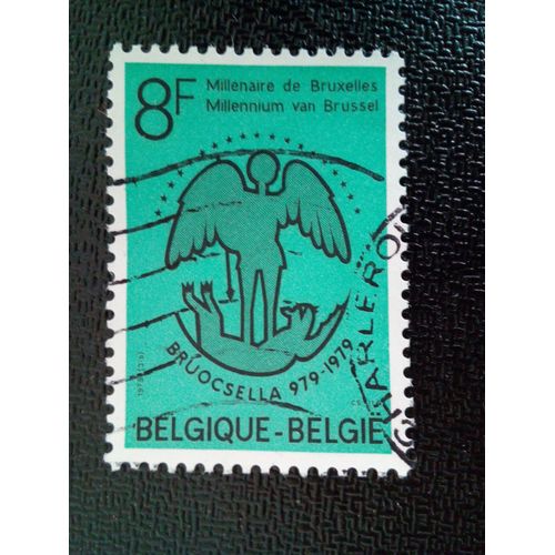 Timbre Belgique Yt 1921 1000 Ans De La Ville De Bruxelles 1979