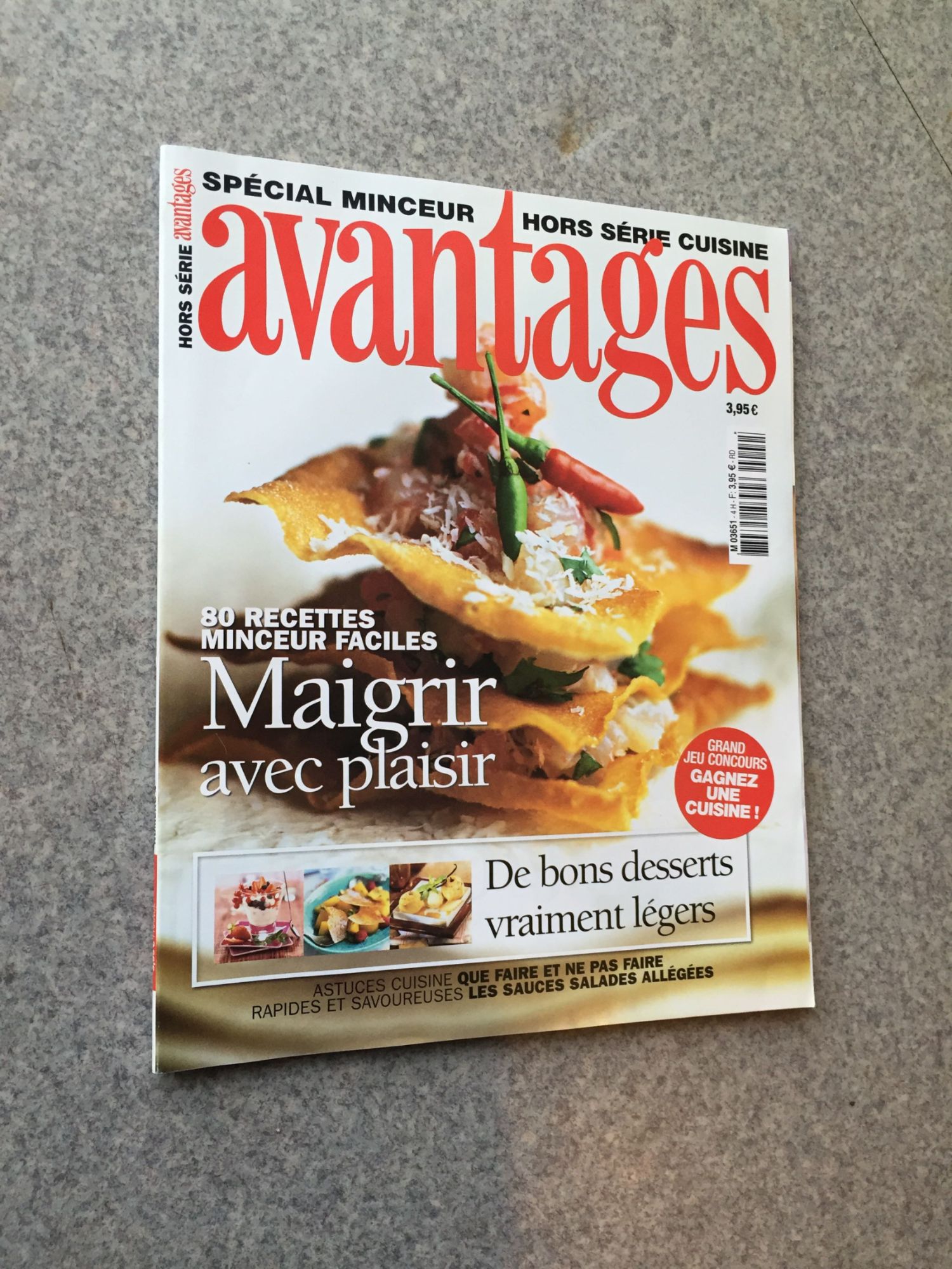 Avantages Hors-Série  N° M03651 : Spécial Minceur Hors Série Cuisine