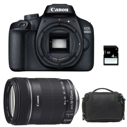 CANON EOS 4000D + 18-135 IS GARANTI 3 ans + Sac + SD 4Go