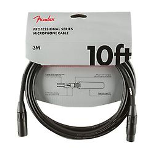 Professional Series Microphone Cable, 3m, Black