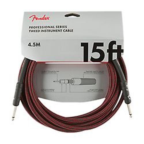 Professional Series Instrument Cable, 4,5m, Red Tweed