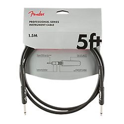 Professional Series Instrument Câble jack 1,5m Black