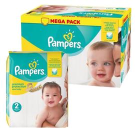 124 Couches Pampers New Baby Premium Protection Taille 2 Rakuten