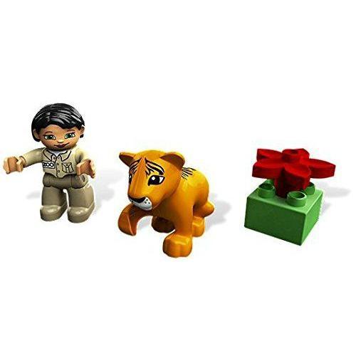 Lego Duplo Legoville Animal Care 5632 - La Gardienne De Zoo Et Le Bébé Tigre
