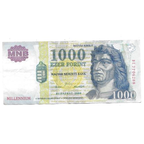 Billet De 1000 Forint - 2000 [Hongrie] - Matthias 1er De Hongrie