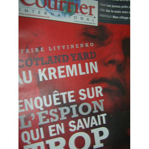Courrier International 840 Du 7 Décembre 2006