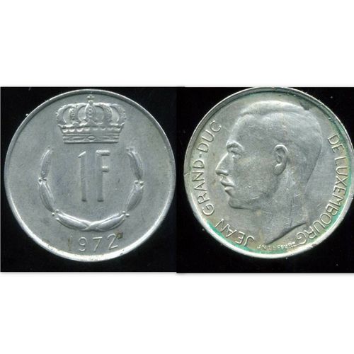 Pièce Monnaie - Luxembourg 1 Franc 1972