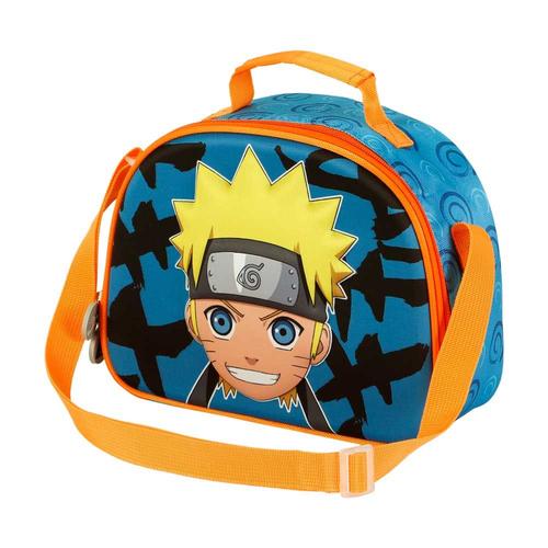 Naruto Happy Sac à Goûter 3D, Bleu