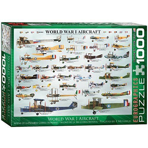 Eurographics World War I Aircraft 1000 Piece Puzzle