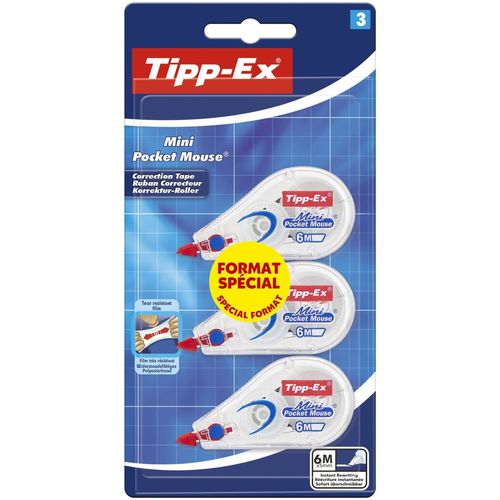 Correcteur Ruban Mini Pocket Mouse Standard Tipp-Ex