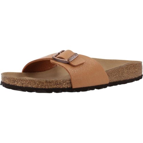 Birkenstock - Mules Plates Madrid Birko Flor Nubuck - Beige - 41