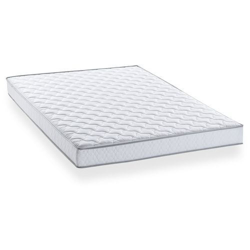 Matelas Blanc Mousse Confort 140x190 Cm Montevideo - Le Matelas