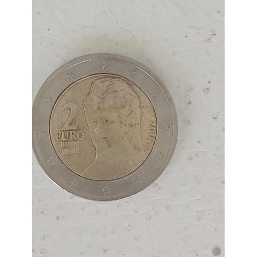 Pièce 2 Euros Très Rare Année 2002 Pays Autriche