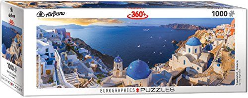 Eurographics Santorini Greece Puzzle (1000 Piece), 13 X 39