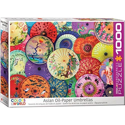Eurographics Asian Oil Paper Umbrellas 1000-Piece Puzzle (1000 Piece)
