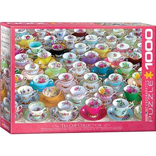 Eurographics Tea Cups 1000-Piece Puzzle (1000 Piece)