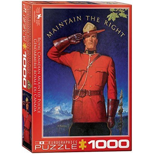 Eurographics Rcmp Maintain The Right Puzzle (1000 Piece)