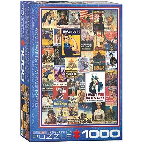 Eurographics World War I && Ii Vintage Posters Puzzle (1000 Piece)