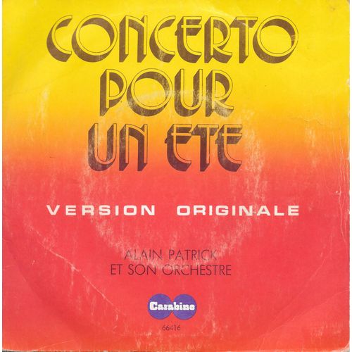 Concerto Pour Un Eté (Version Originale) / A Pobreza