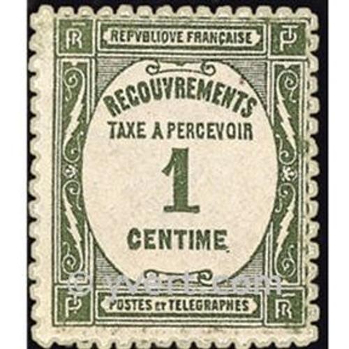 Recouvrement Année 1927 Timbre Taxe N° 55 Yvert Et Tellier Luxe
