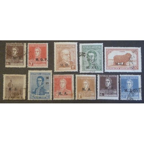 Argentine Service Neuf Et Oblitéré Y Et T N° 36 Et + Lot De 11 Timbres De 1911-36