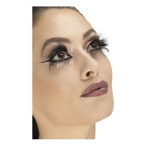 Faux-Cils Noirs Extra Longs (Taille Unique Femme)
