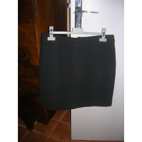 Jupe Doublée Naf Naf Taille 40 Polyester 63%,Viscose 33%,Élasthanne 4%.
