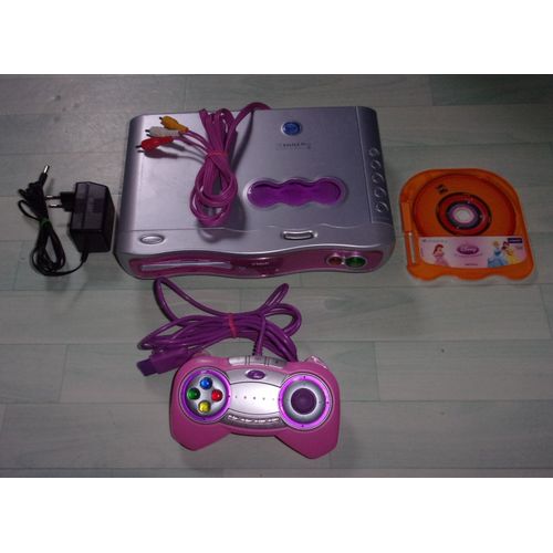 Console Vtech Vsmile Pro 3d Rose + Manette + 1 Jeu