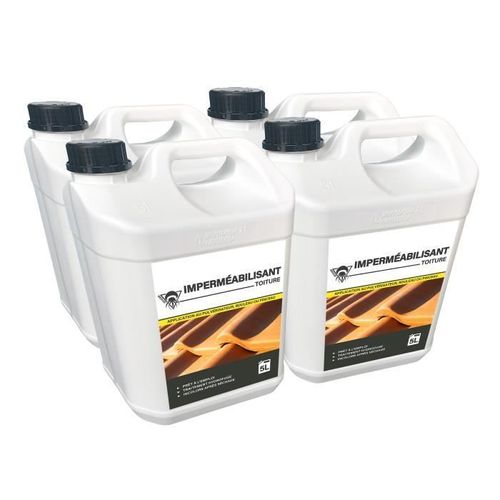 Méduze - Lot 4 hydrofuges pour toiture 5L