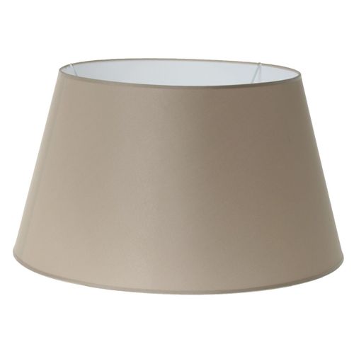 Grand Abat Jour Conique Marron Clair 36 Cm