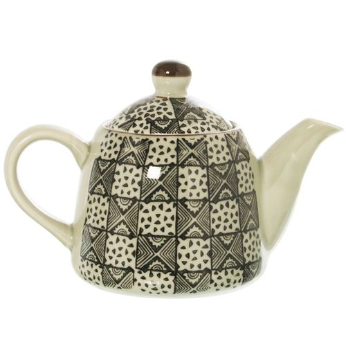 Petite Théière En Céramique Avec Son Infuseur En Acier 0.3 L