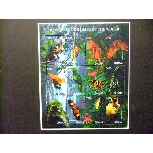 Ghana 1996 Faune De La Forêt Tropicale Ii Yvert 1906 / 1917 ** Mnh