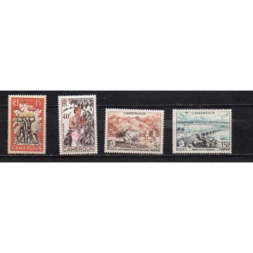 Cameroun- Lot De 4 Timbres Neufs- N°298/01