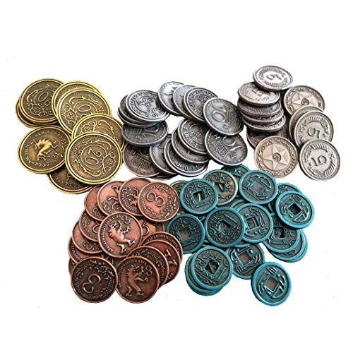 Stonemaier Games Scythe Metal Coins Board Game Addon, Accessory