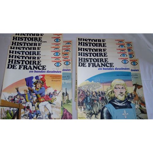 Lot 23 Volumes Histoire De France En Bd Larousse