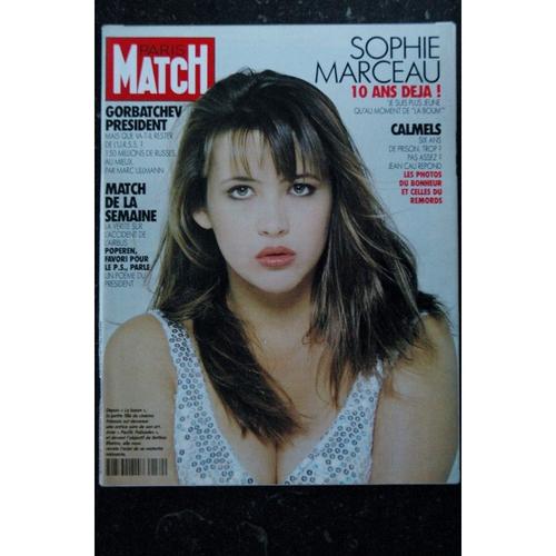 Paris Match N° 2130 22 Mars 1990 Sophie Marceau Cover + 6 Pages Trump & Marla Maples Tina Turner