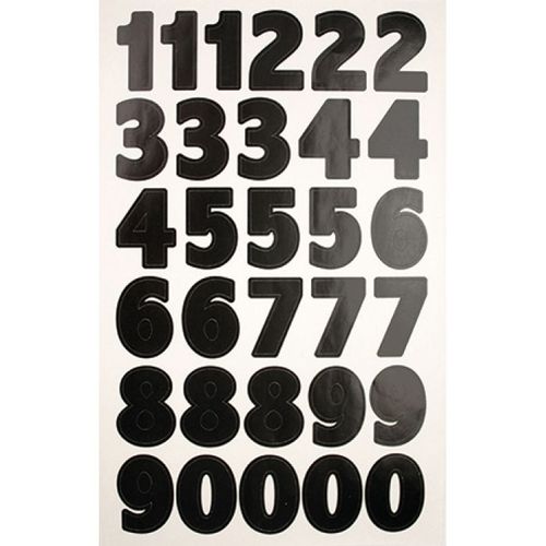 Gommettes Lettres De L'alphabet 1,5cm Et Chiffres 2,1 Cm 4 Planches - Megacrea Diy