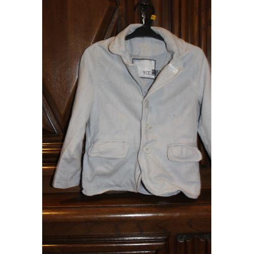 Veste De Costume Garçon Gris Pâle De La Marque Ycc 24 En Taille 5ans