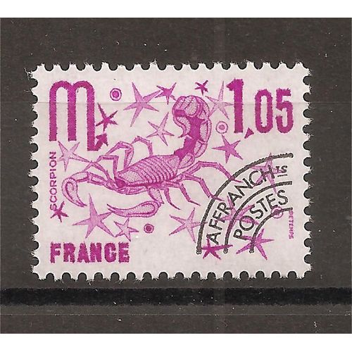 Préo 148 (1977) Préoblitéré Signe Du Zodiaque Scorpion 1f05 N** (Cote 1,7e) (0918)