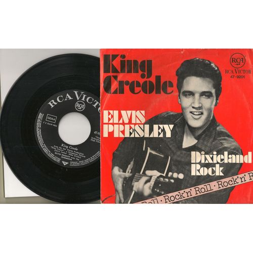 King Creole / Dixieland Rock 45 Tours Allemagne Label Noir Rca 47-9201
