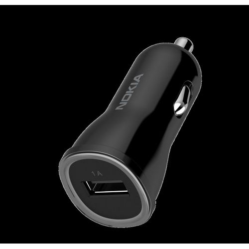 Nokia -Essential Chargeur Voiture 5v 1a (W/Cable) Dc-110c, Noir